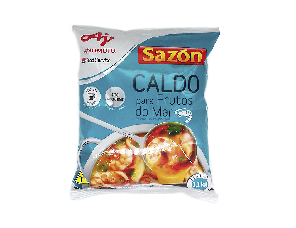 CALDO PARA FRUTOS DO MAR FOOD SERVICE SAZÓN  AJINOMOTO 1,1 KG 